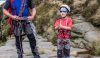 Six year old climber and proud dad