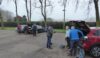 Gathering on the car park of the Bickerton Poacher