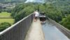 The walk back over the aqueduct