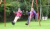 Swingers in the play area