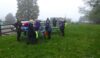 Lunch at Greenway Bank Country Park after the giggling ends