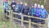 Trying to look cheerful while they take a break from mud underfoot