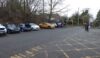 Nelson Pit car park as walkers prepare to set off