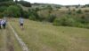 A steep downhill section