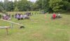 Lunch in the playground at Grindon