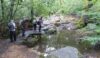 Rough terrain along the way