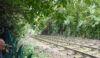 A very steep railway track not used by locomotives