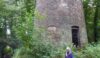 Abandoned windmill near Madeley Court