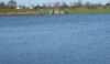 The water shows off the blue sky beautifully