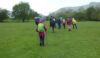 However the walk ended in the rain