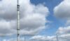 Outside the gate to the TV mast site