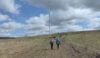 Climbing Winter Hill towards the TV mast