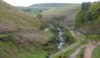 Only a single cyclist remains at Three Shires Head