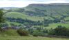 Combs Edge is the big hill at the top and lunch was at the left hand edge