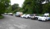 The car park at Fernilee was completely full and new arrivals had to find space elsewhere