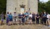 Walkers line up for inspection by the Hunting Tower